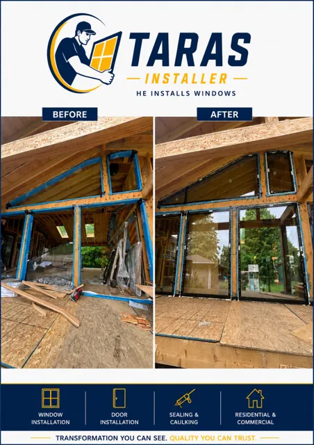 Before and after installation comparison — portfolio photo 47